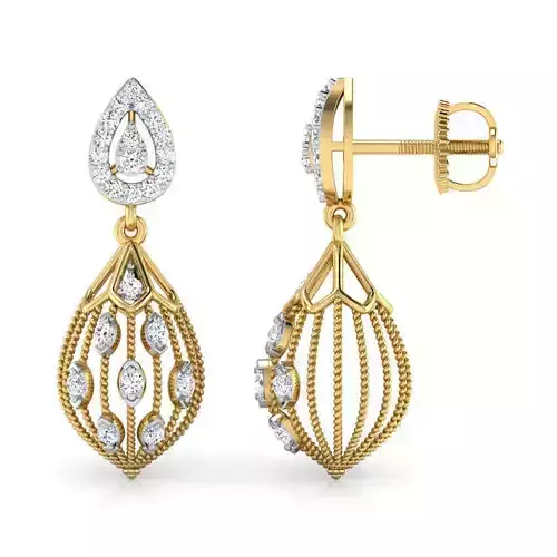 Pear Jhumkas Earring