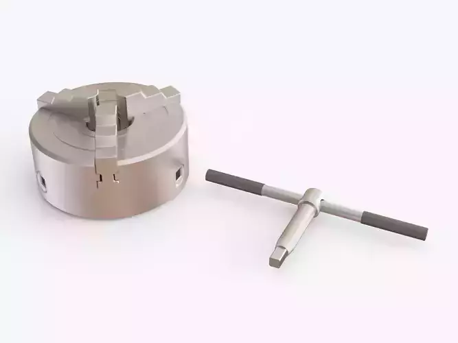 Lathe chuck 3D model