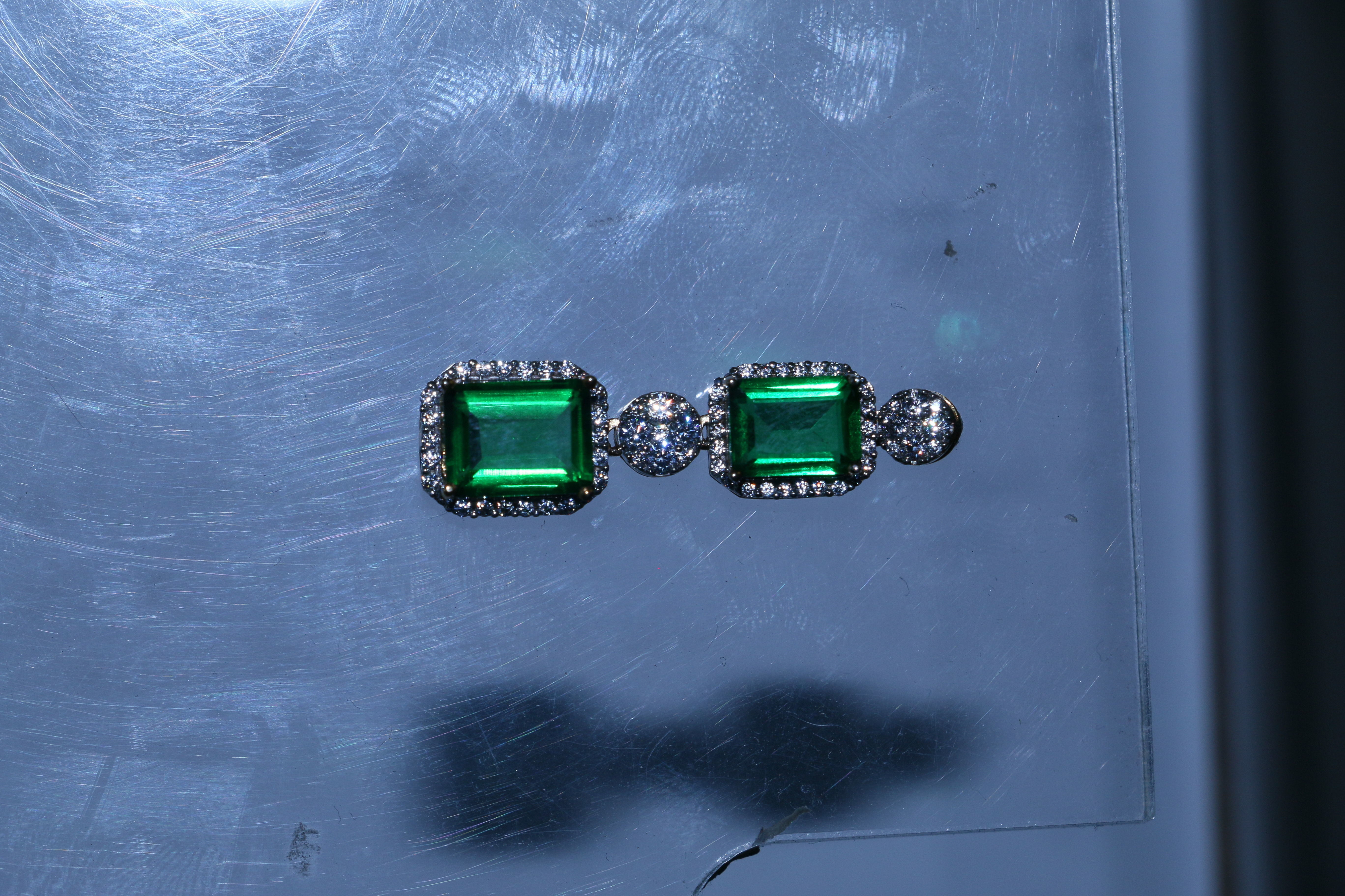 Quad and Cluster Drop Earring 3D print model_10