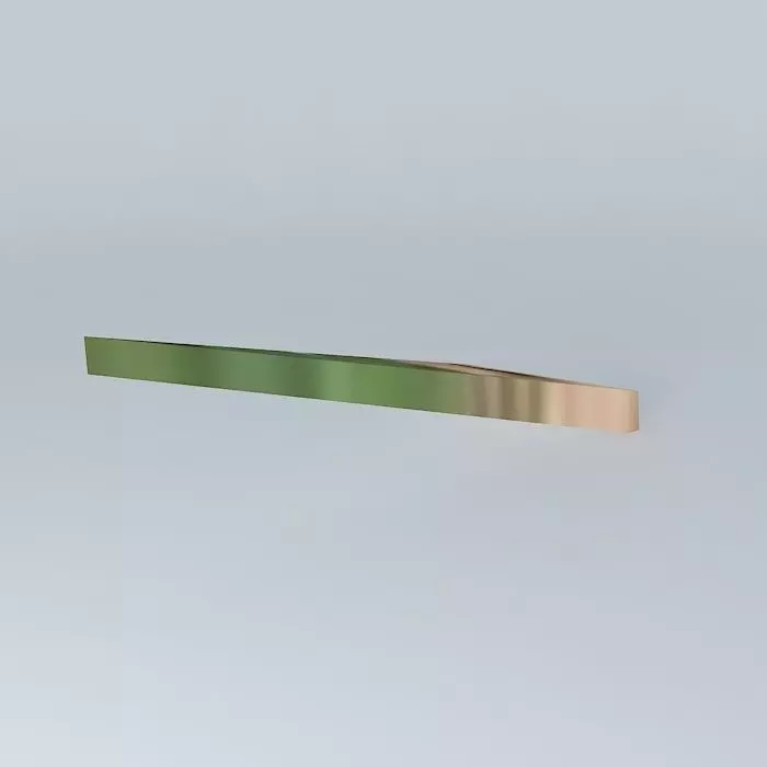 gold bar Free 3D model_0