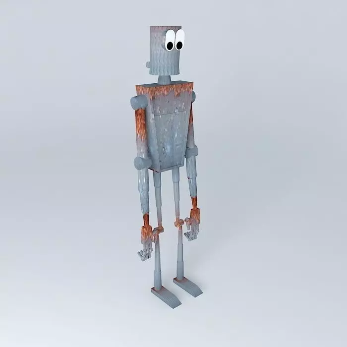 Rusted Robot Free 3D model
