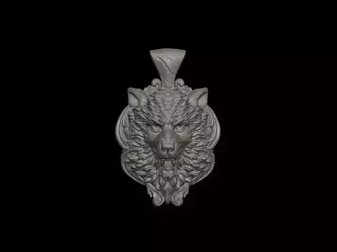 Wolf pendant