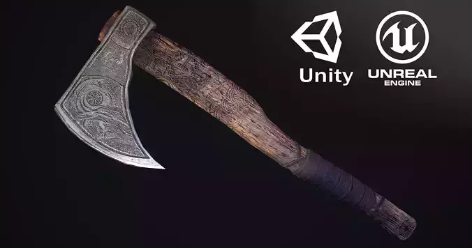 Viking Axe Game Ready