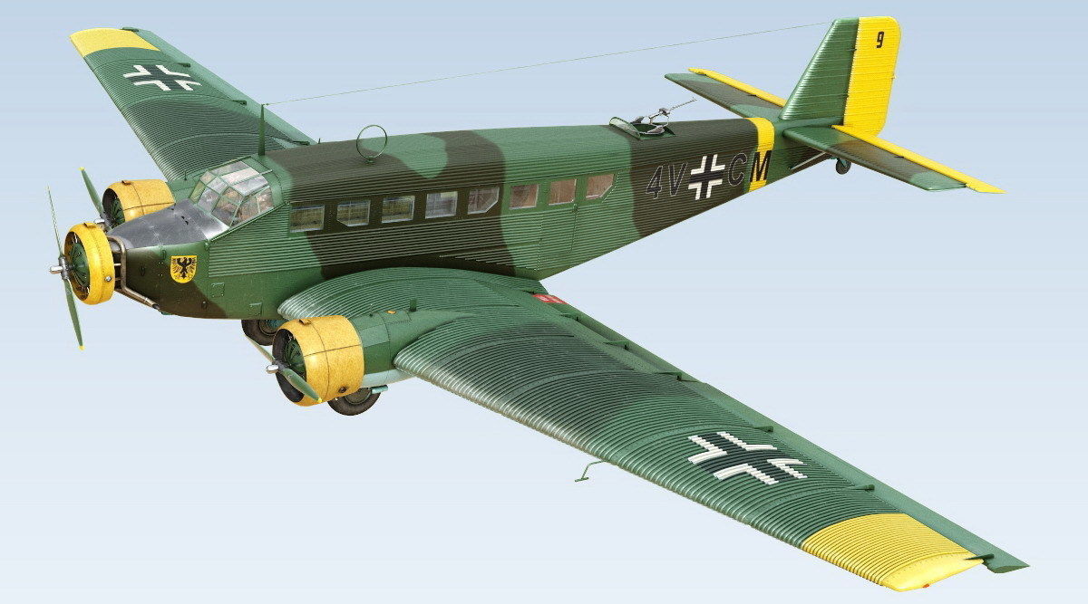 Junkers Ju-52 3D model_2