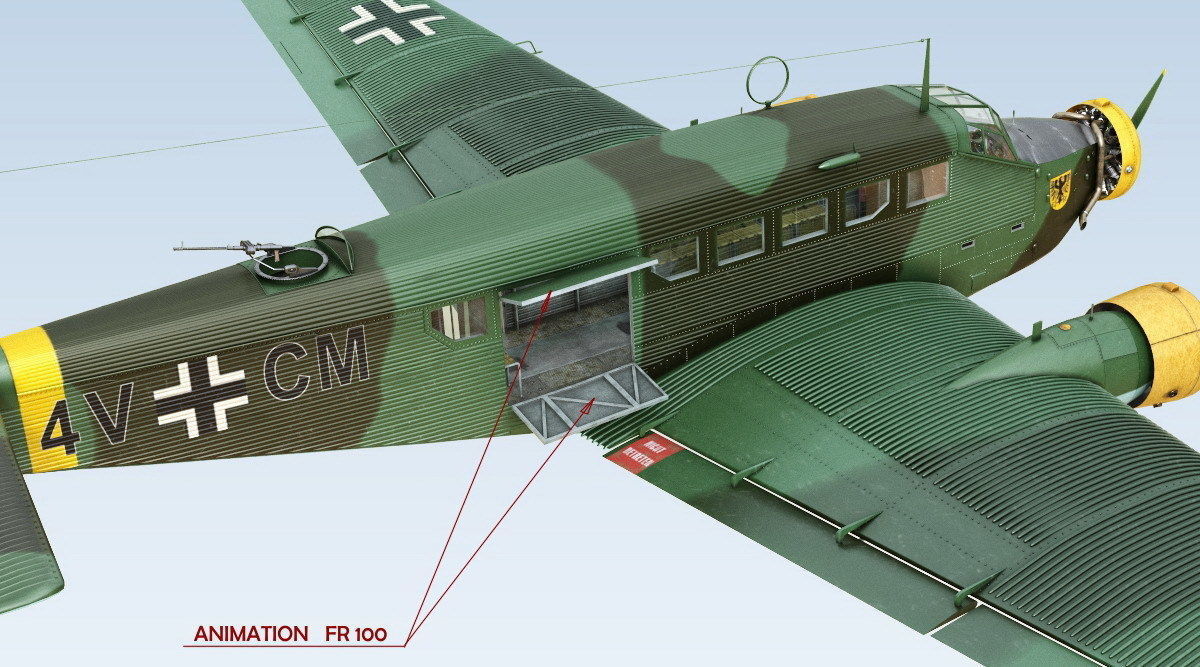 Junkers Ju-52 3D model_4