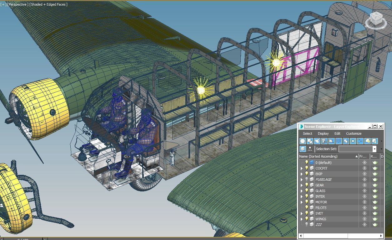 Junkers Ju-52 3D model_21
