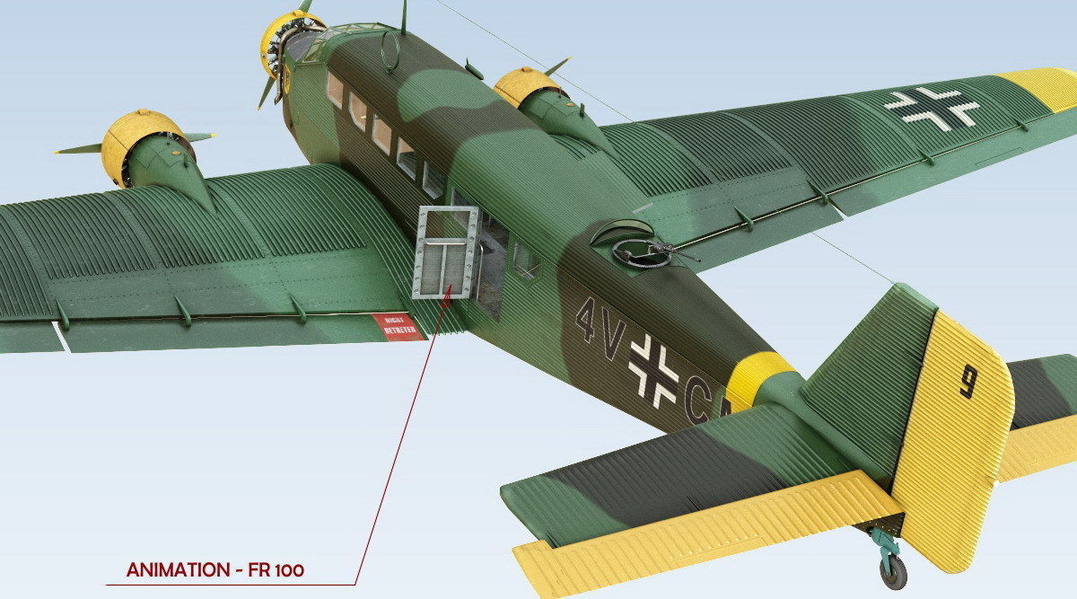Junkers Ju-52 3D model_3