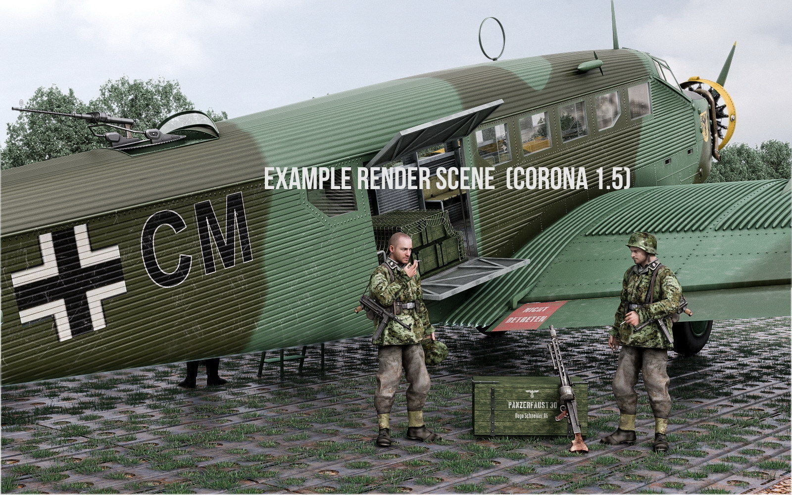 Junkers Ju-52 3D model_19