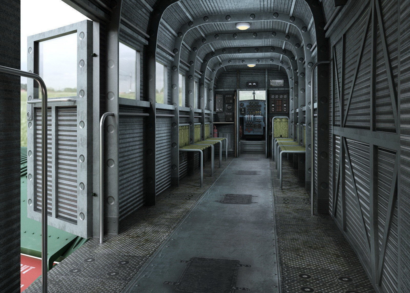 Junkers Ju-52 3D model_9