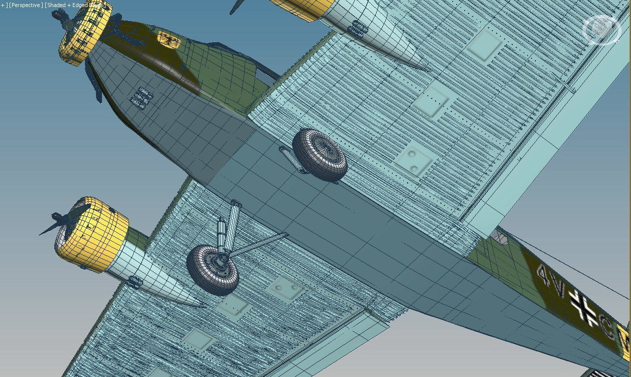 Junkers Ju-52 3D model_20