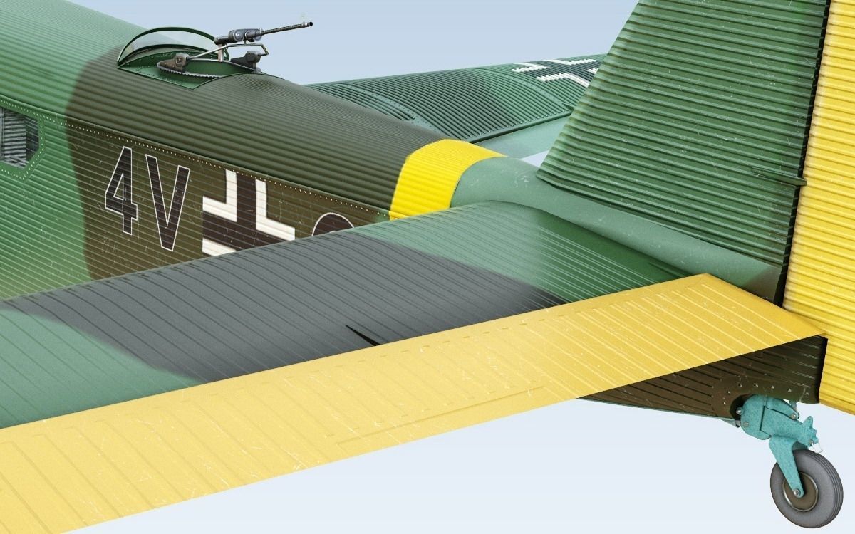 Junkers Ju-52 3D model_13