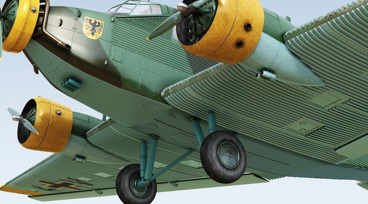 Junkers Ju-52 3D model_12