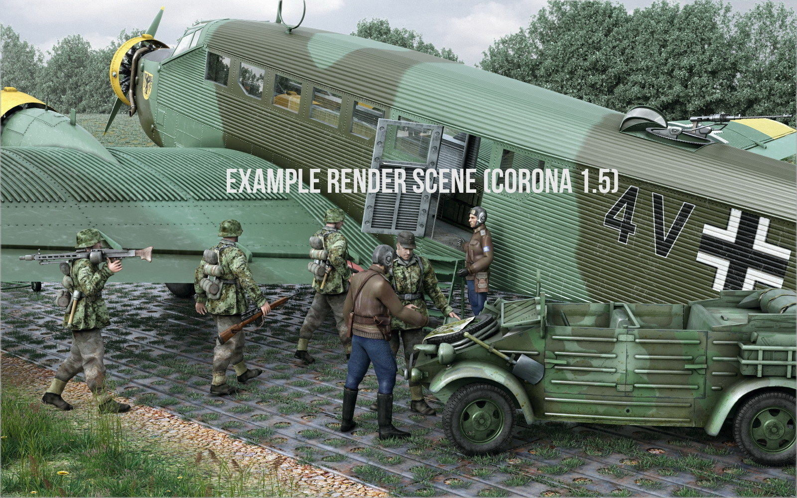 Junkers Ju-52 3D model_17