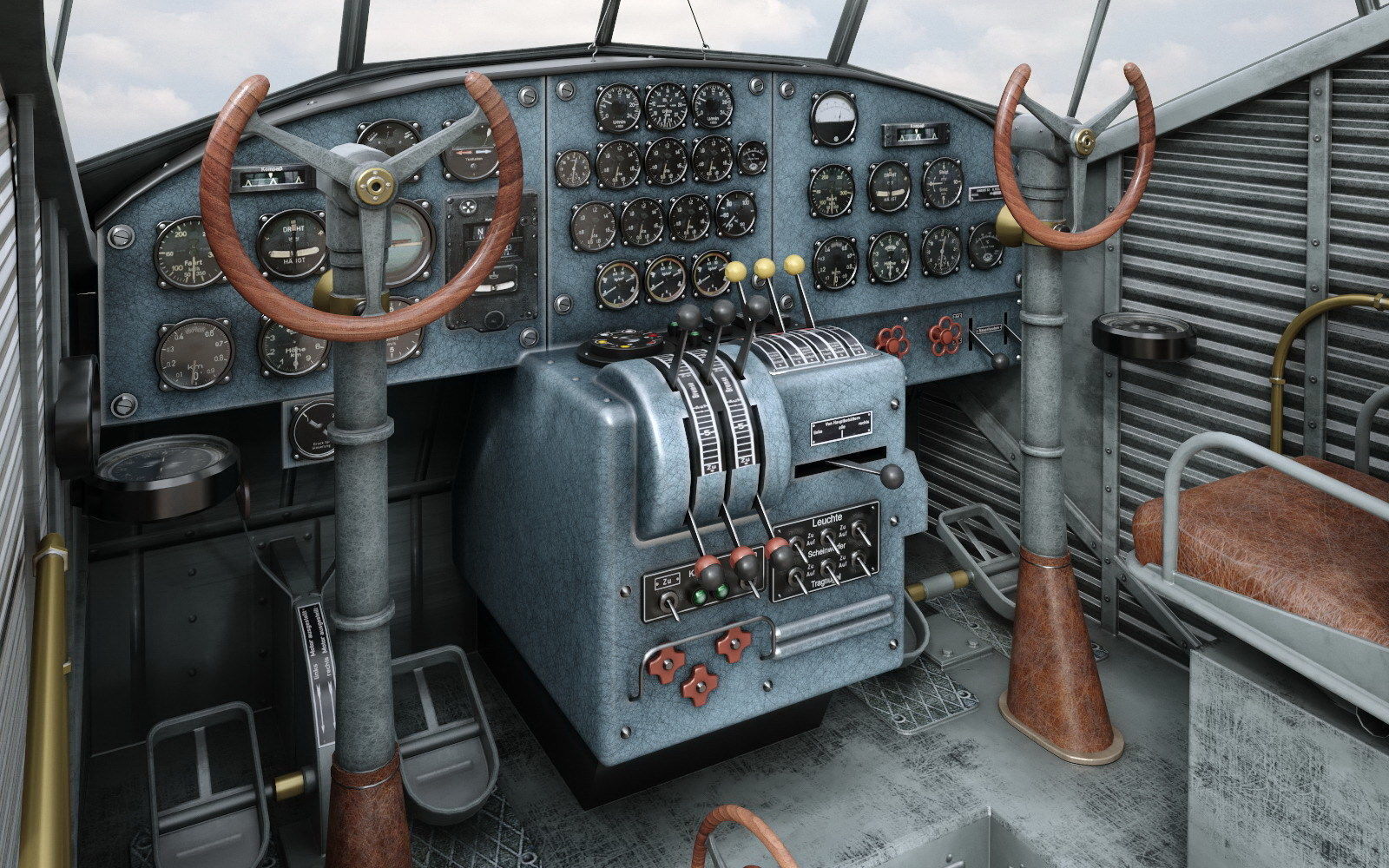 Junkers Ju-52 3D model_6