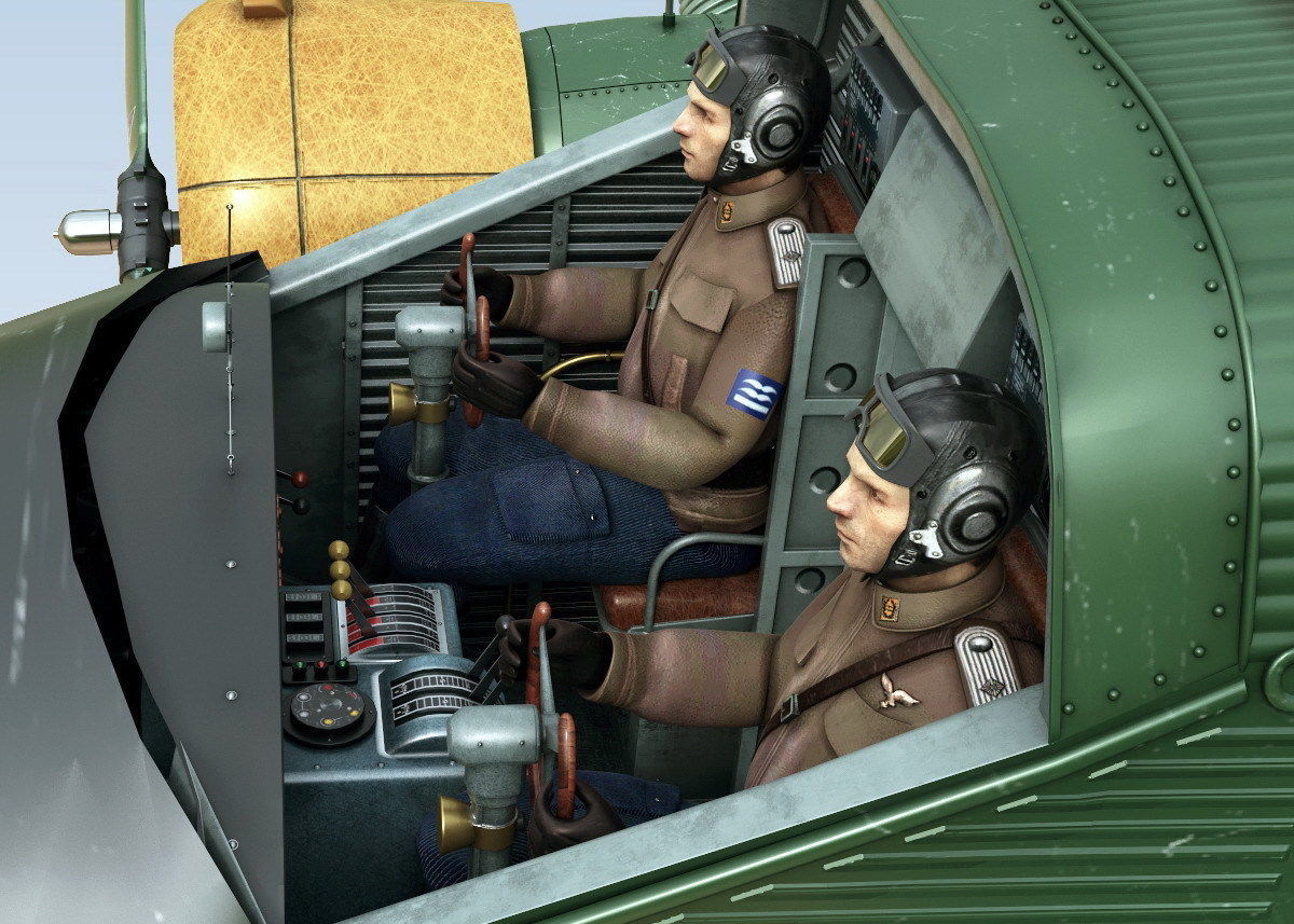 Junkers Ju-52 3D model_11