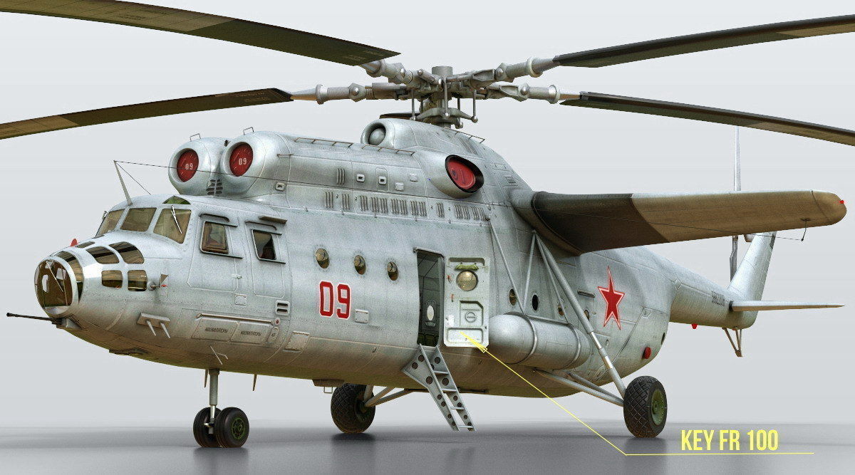 Mil Mi-6A 3D model_1