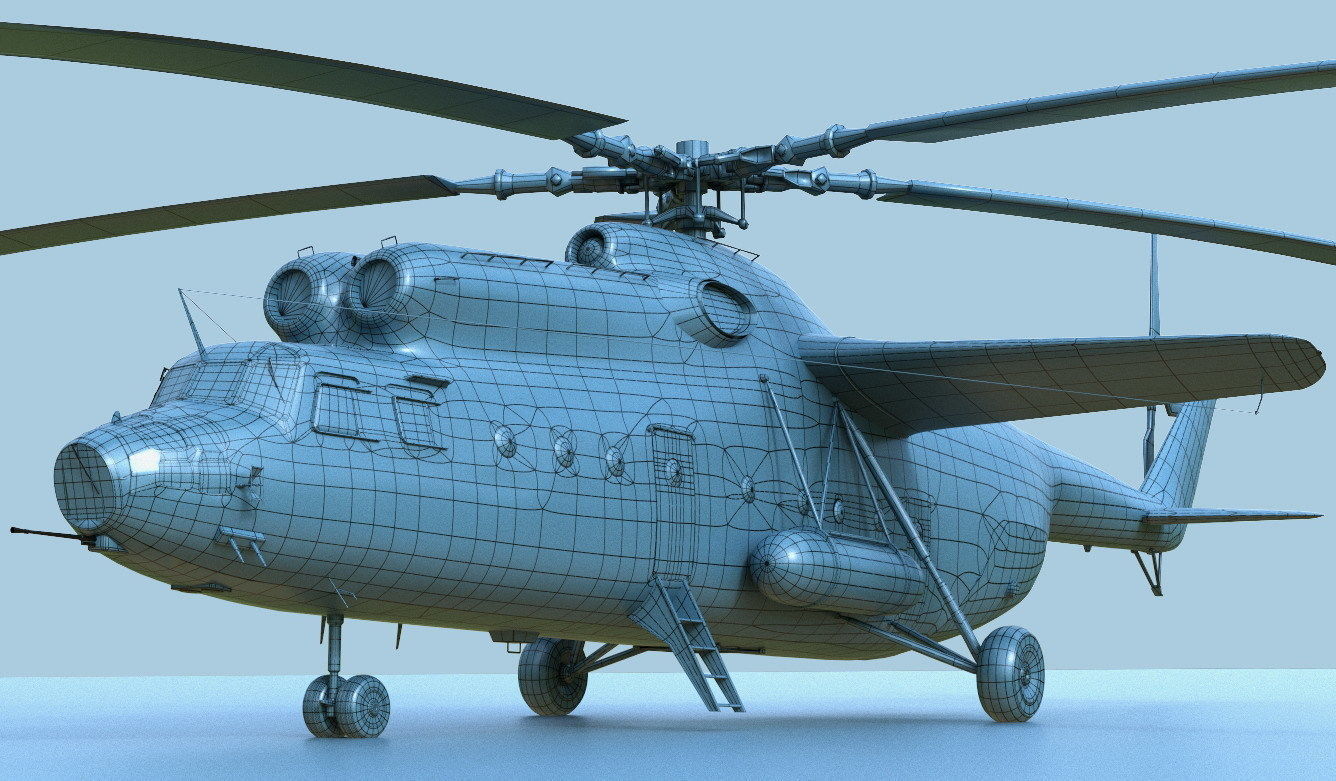 Mil Mi-6A 3D model_4