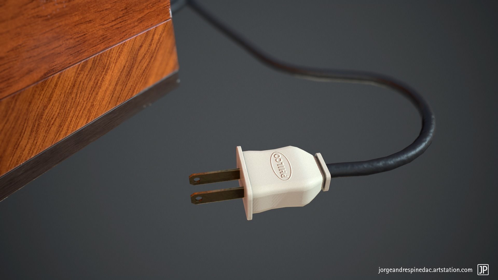 Vintage Radio - Game Ready Low-poly 3D model_9