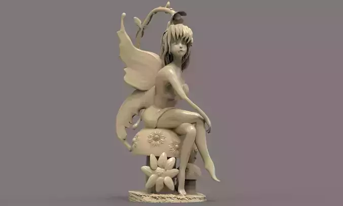 Fairy Sculpture 3D print model