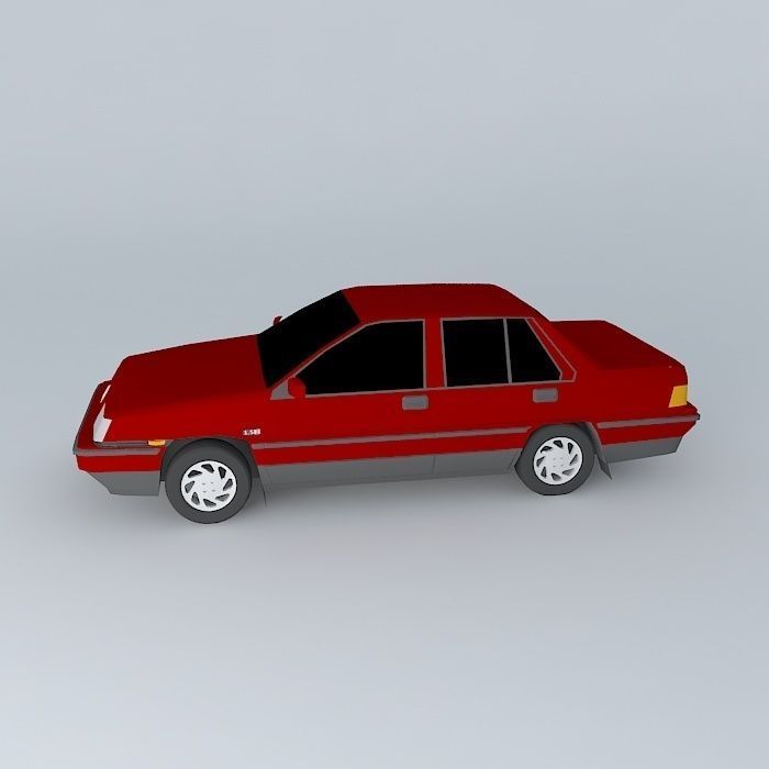 1992 Proton Saga 1.5 Automatic 12 Valve Free 3D model_2