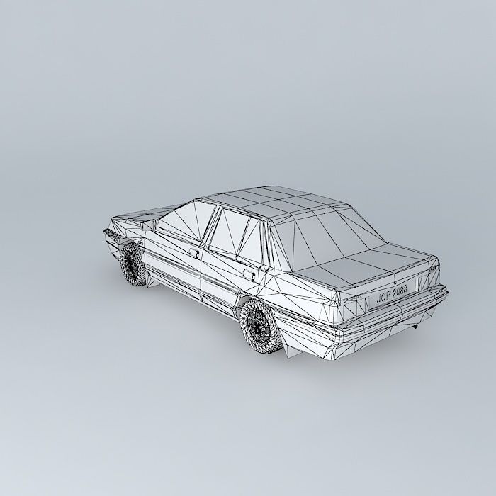 1992 Proton Saga 1.5 Automatic 12 Valve Free 3D model_4