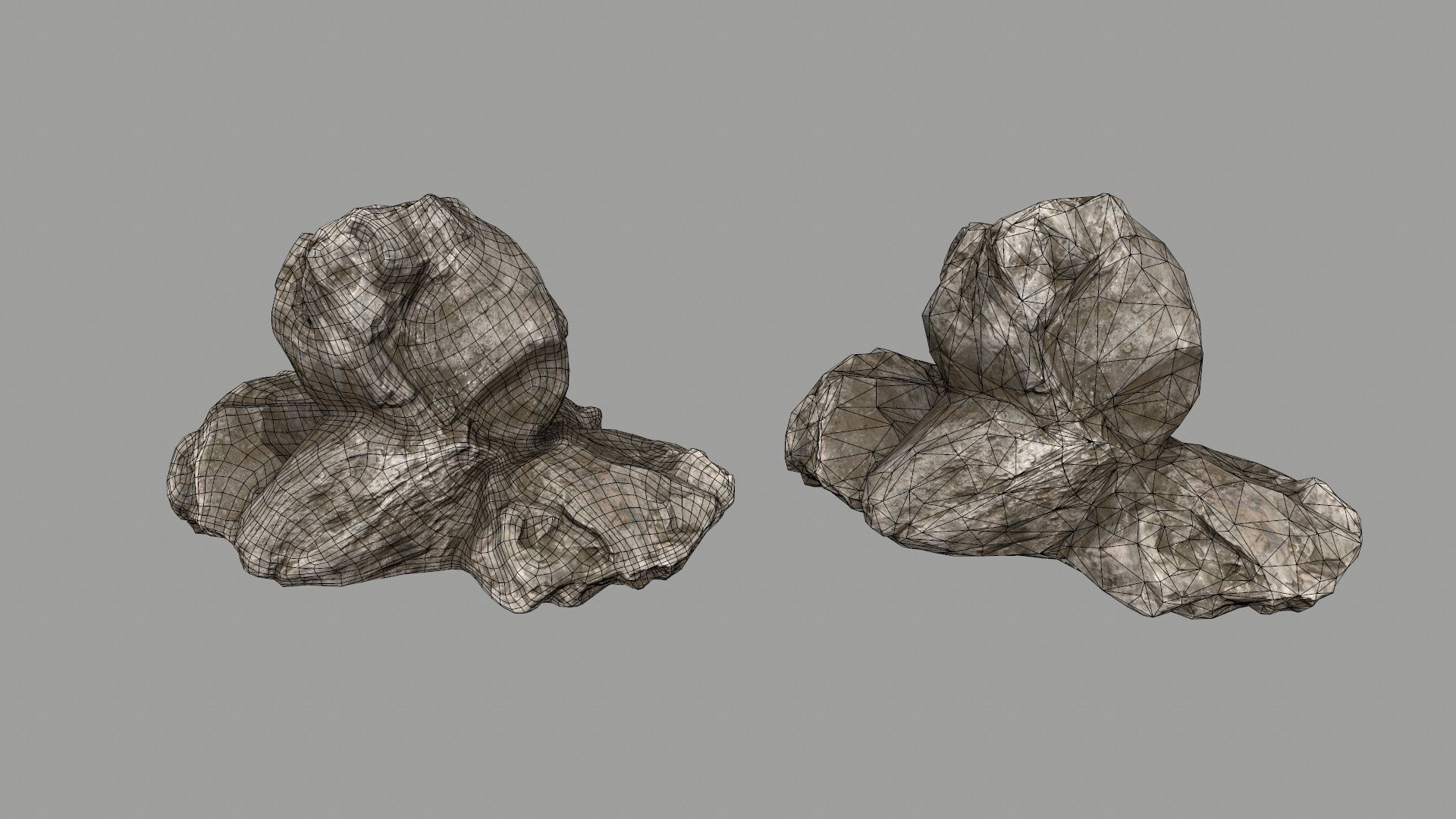 old rocks  Low-poly 3D model_13
