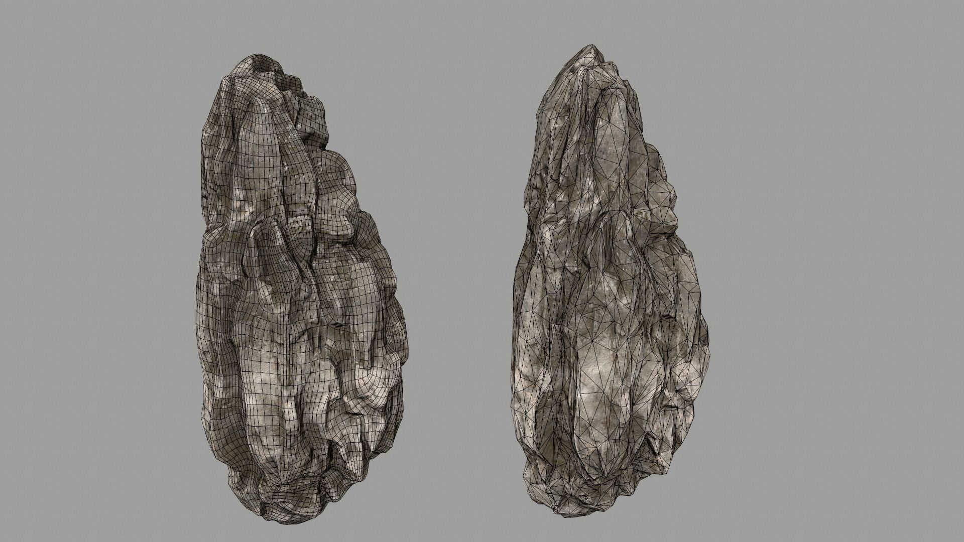 old rocks  Low-poly 3D model_11