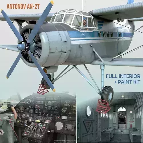 Antonov An-2T 3D model