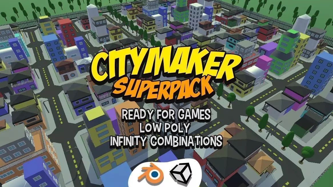Citty Maker Super Pack Free 3D model