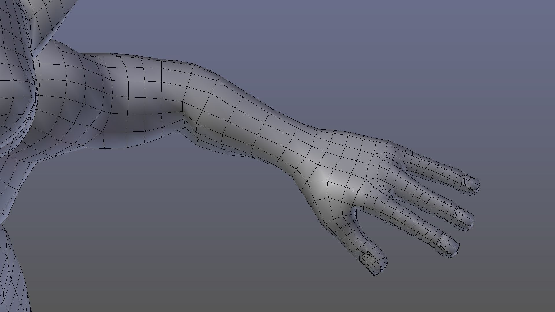 Goblin demon with angry face Low-poly 3D model_7