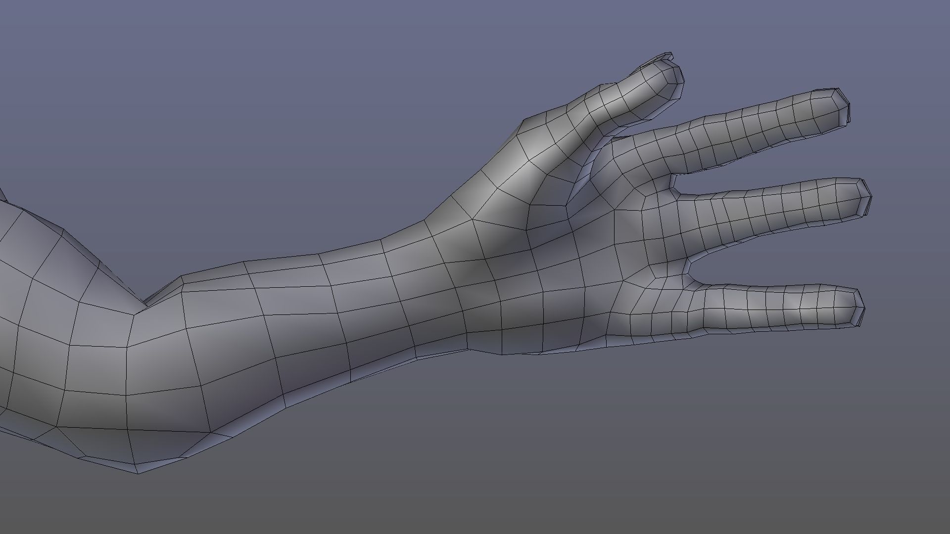 Goblin demon with angry face Low-poly 3D model_9