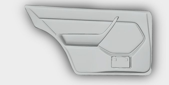 Mercedes W124 Door Panel 3D print model