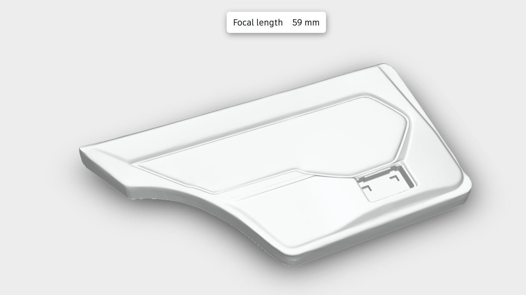 Mercedes W124 Door Panel 3D print model_1