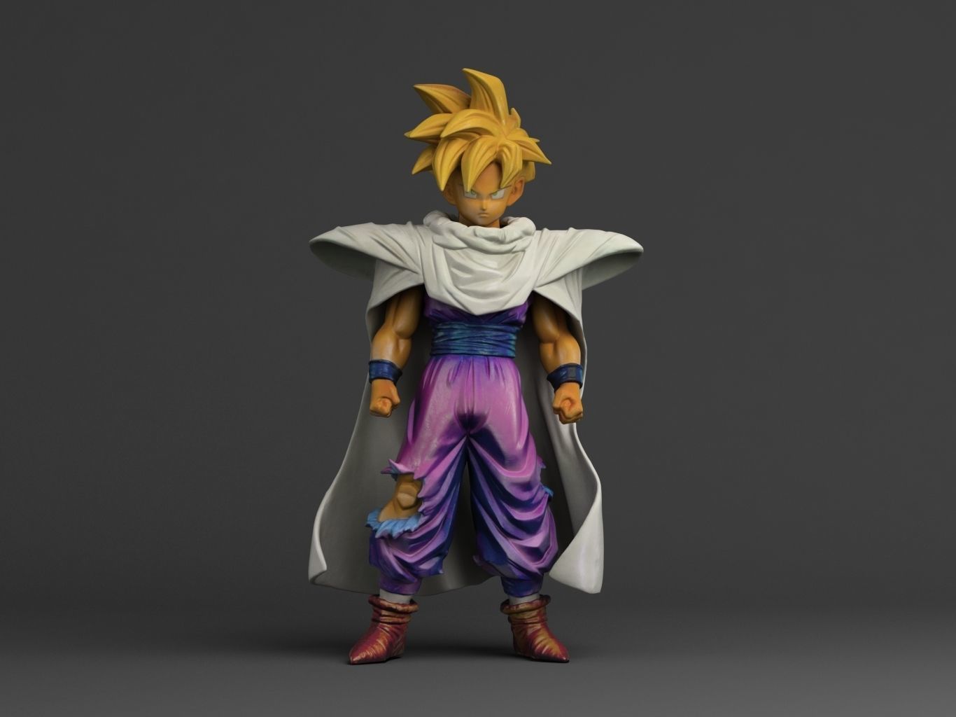 GOHAN SUPERSAIYAN 3D model_5