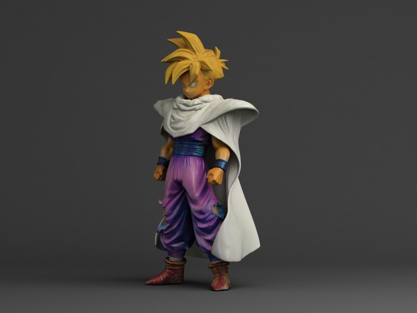 GOHAN SUPERSAIYAN 3D model_6