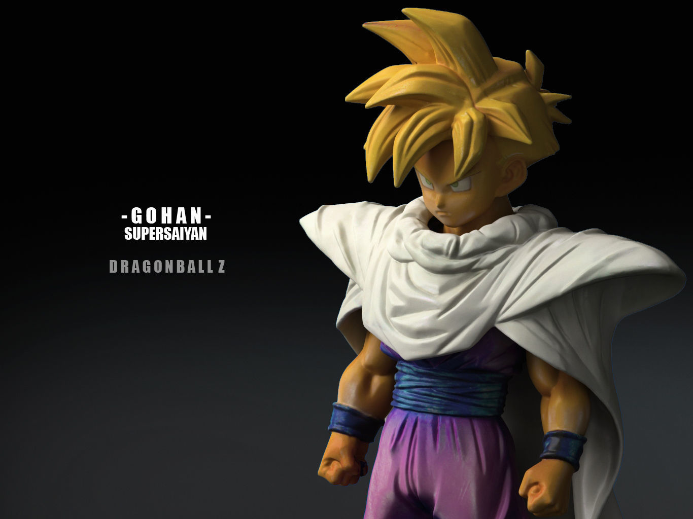 GOHAN SUPERSAIYAN 3D model_2