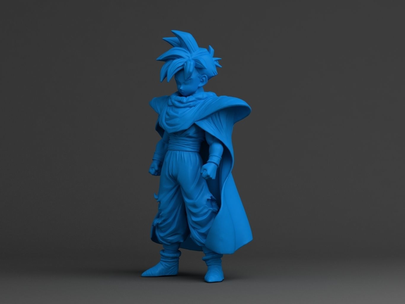 GOHAN SUPERSAIYAN 3D model_15