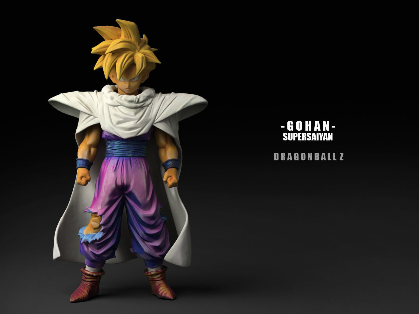GOHAN SUPERSAIYAN 3D model_1