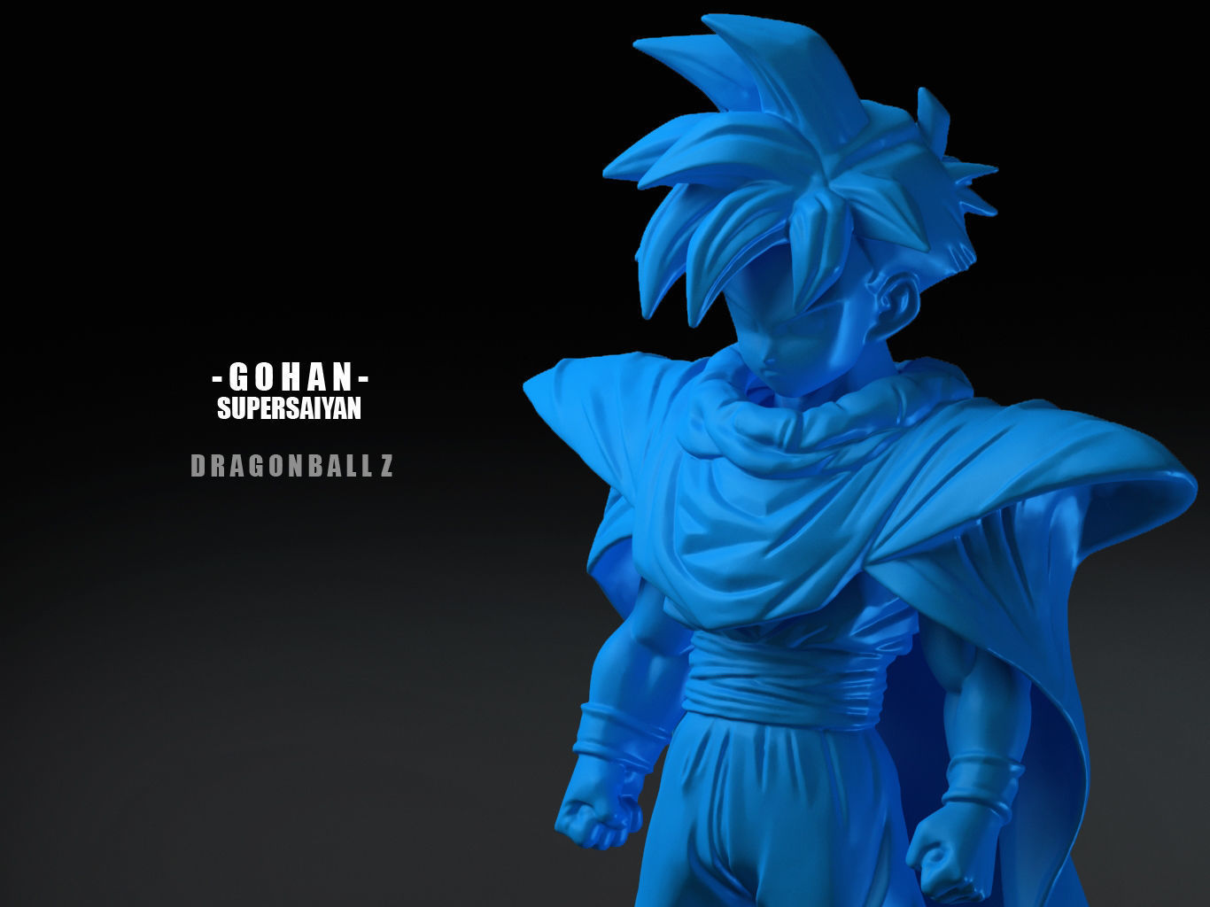 GOHAN SUPERSAIYAN 3D model_3