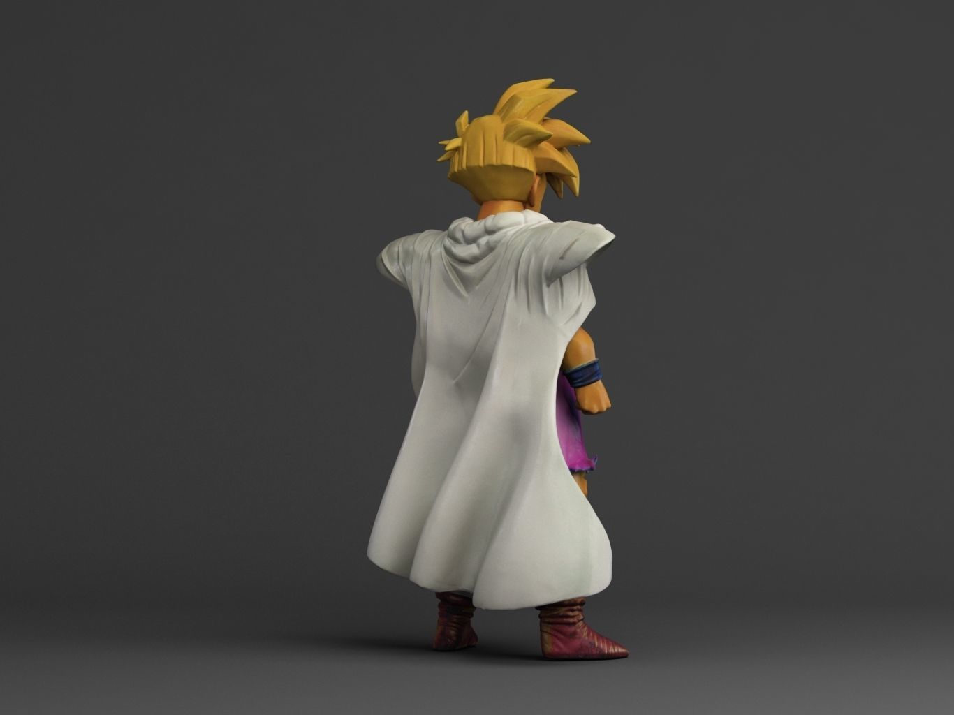 GOHAN SUPERSAIYAN 3D model_10