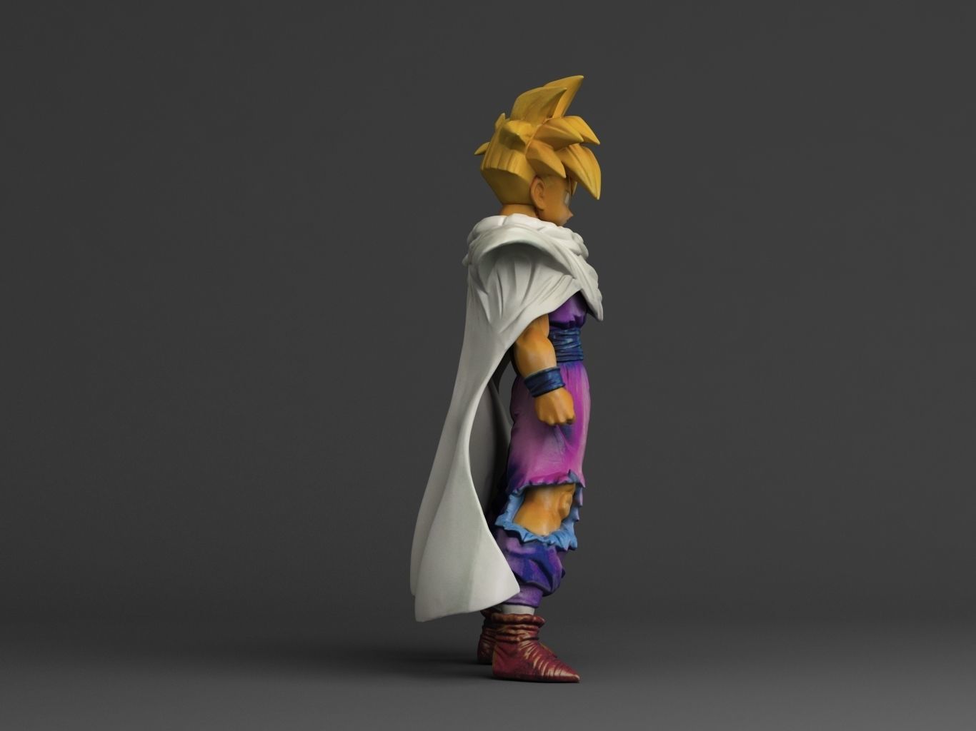 GOHAN SUPERSAIYAN 3D model_11