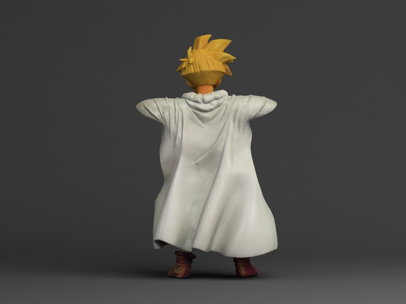 GOHAN SUPERSAIYAN 3D model_9