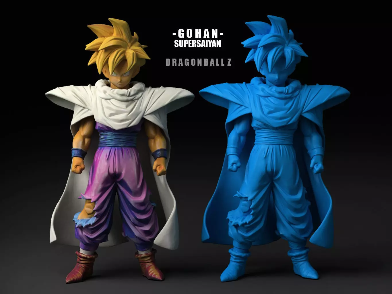 GOHAN SUPERSAIYAN 3D model_0
