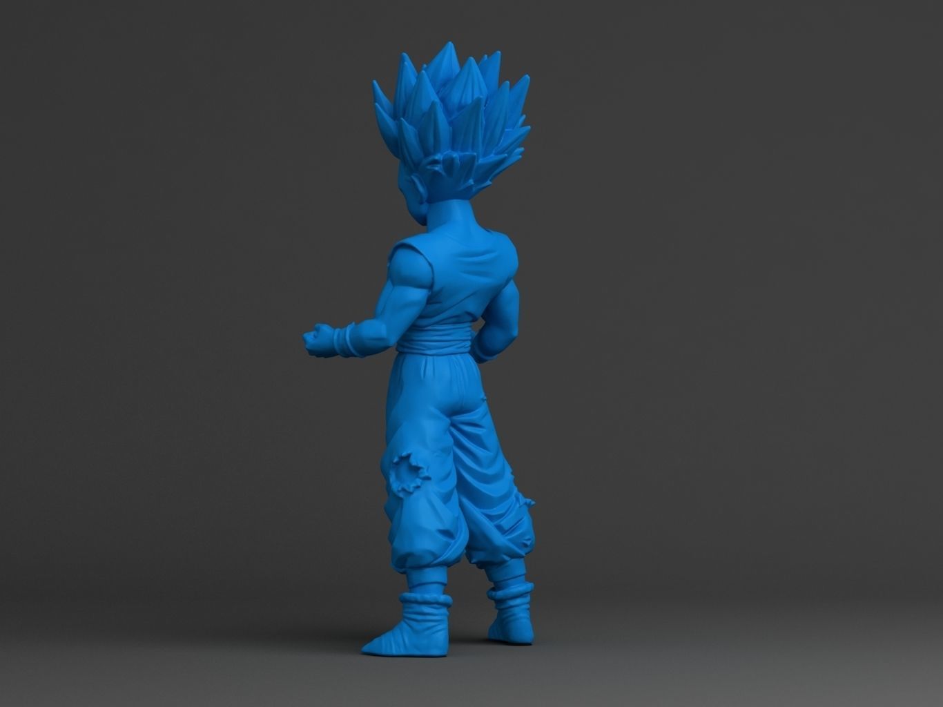 GOHAN SUPERSAIYAN II 3D model_17