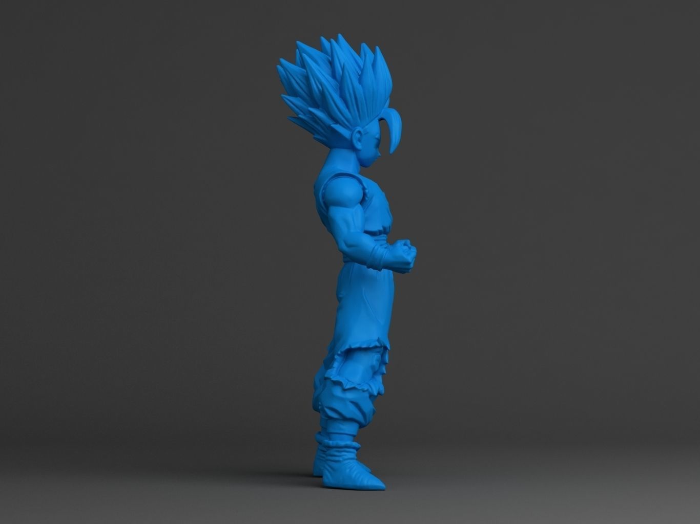 GOHAN SUPERSAIYAN II 3D model_20