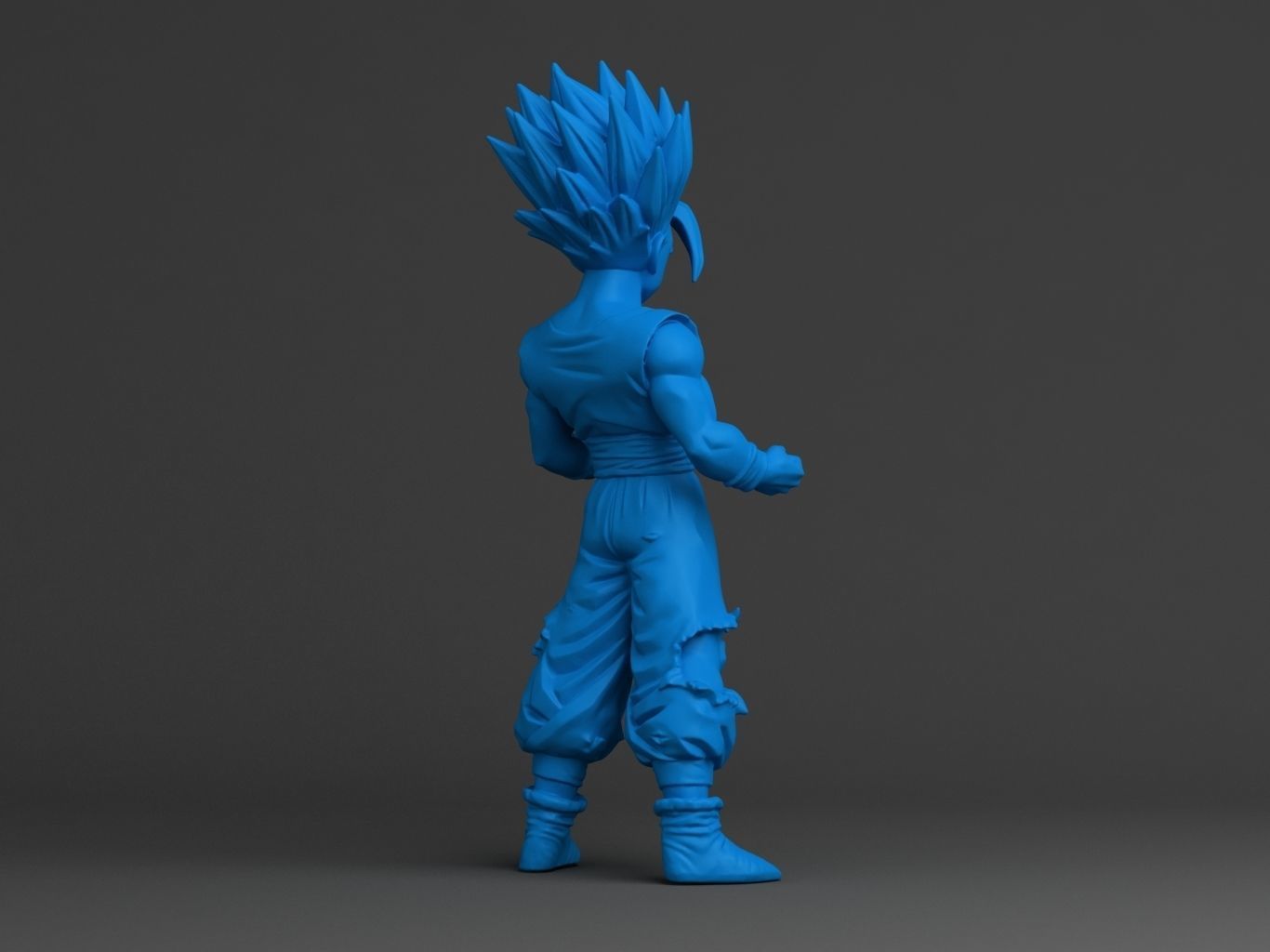 GOHAN SUPERSAIYAN II 3D model_19