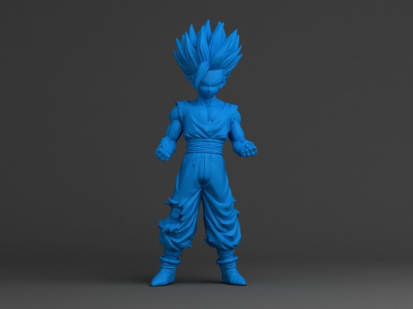 GOHAN SUPERSAIYAN II 3D model_22