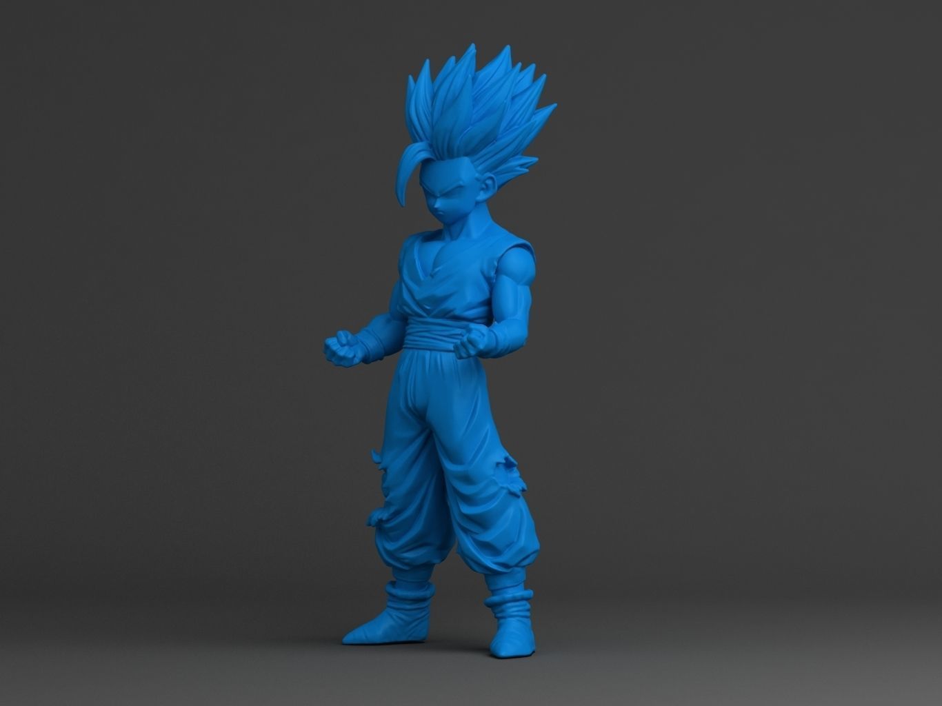 GOHAN SUPERSAIYAN II 3D model_15