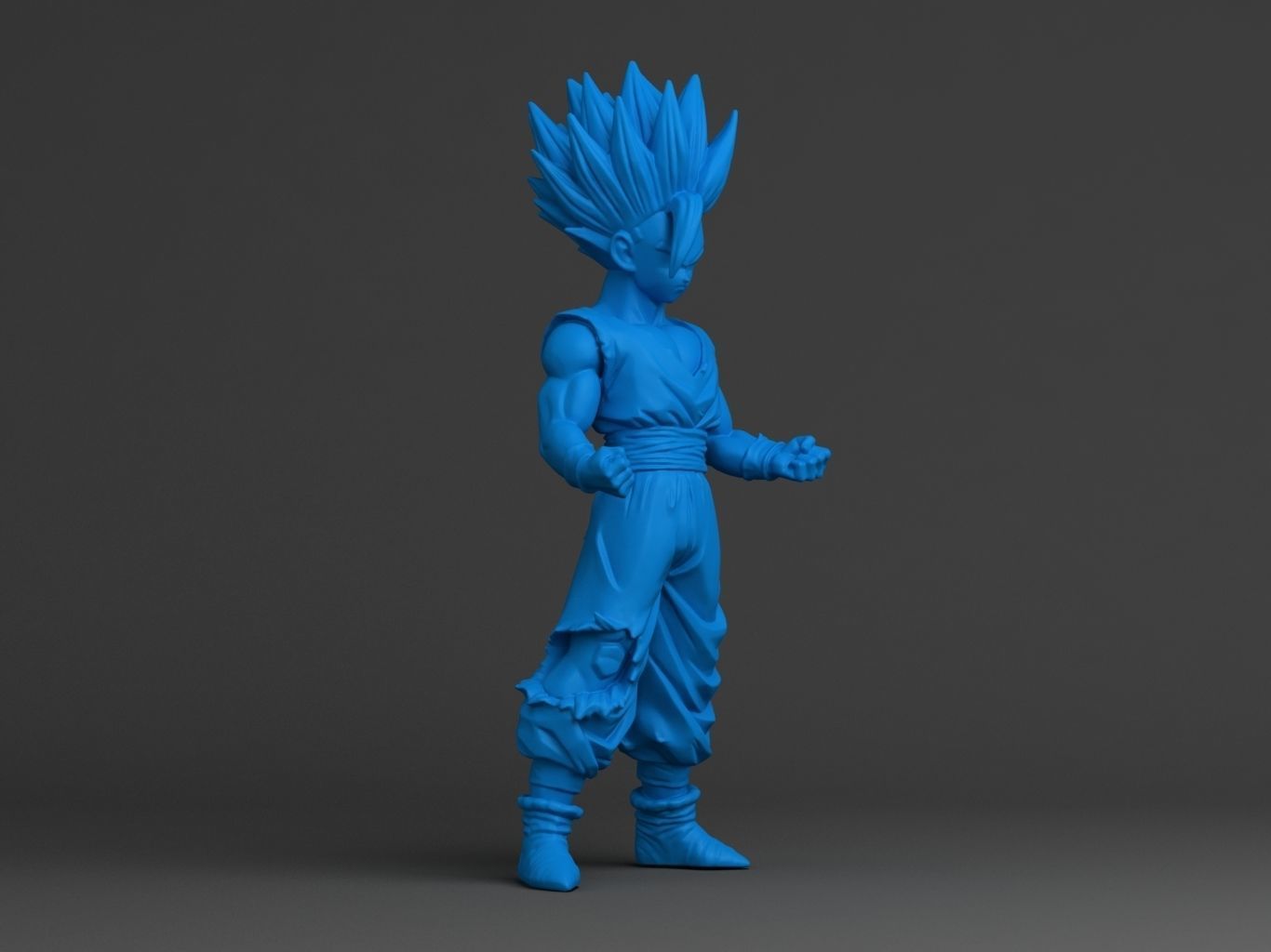 GOHAN SUPERSAIYAN II 3D model_21