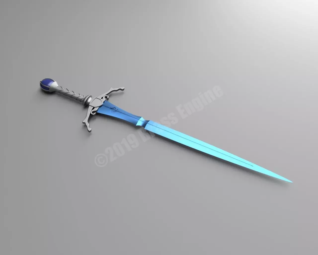 Brisingr Sword - Eragon - Inheritance Series 3D Printable 3D print model_0